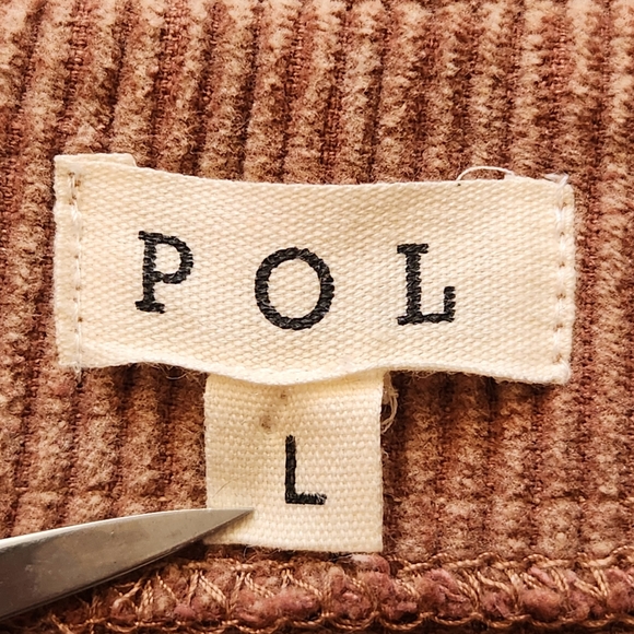 Y2K POL Skirt Women’s Large Beige Studs Micro Mini Bratz Embellished Raw Hem - Picture 2 of 6